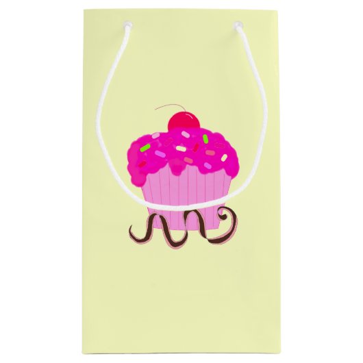 Birthday Cupcakes Klein Cadeauzakje (Achterkant)