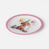 Birthday Dachshund Dogs Papieren Bordje (Gekanteld)