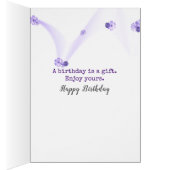 Birthday Daisy Bouquet in Paars Sneakers (Binnen (Rechts))