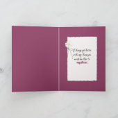 Birthday Daisy Bouquet op Brick Kaart (Binnen)