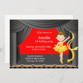 Birthday Dancer Kaart (Voorkant / Achterkant)