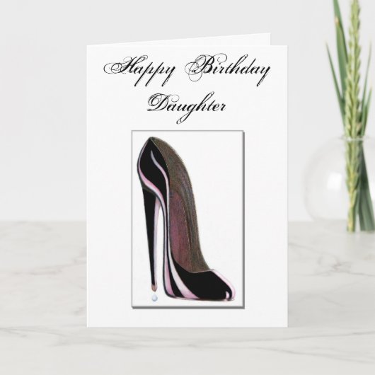 Birthday Daughter Card Kaart (Voorkant)