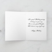 Birthday Daughter Card Kaart (Binnen)