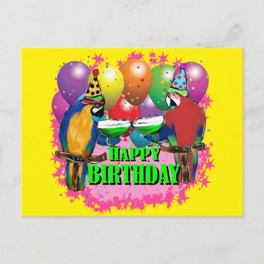 BIRTHDAY-DELEN BRIEFKAART (Voorkant)