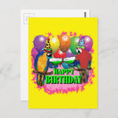 BIRTHDAY-DELEN BRIEFKAART (Voorkant / Achterkant)