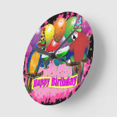 BIRTHDAY-DELEN RONDE KLOK (Hoek)