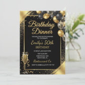 Birthday Dinner Invitation (Debout devant)