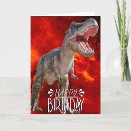 Birthday Dinosaur Fire Jurassic World Kaart