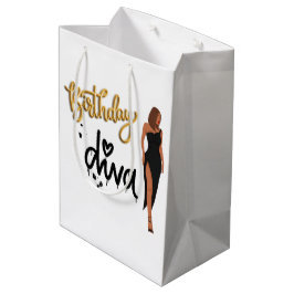 Birthday Diva Gift Bag Medium Cadeauzakje