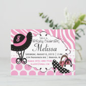 Birthday Diva Uitnodiging (Staand voorkant)