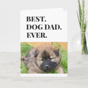 Birthday Dog Dad World's Best Ever Pet Photo Kaart