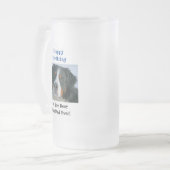 Birthday Dog Dad World's Best Ever Pet Photo Matglas Bierpul (Voorkant links)