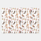 Birthday Dog Wrapping Paper Sheets (Voorkant)