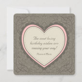 Birthday Elegant Morris Style C0711 Kaart (Achterkant)