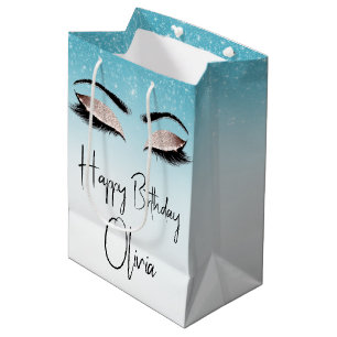 Birthday Eyelashes met Glitter Medium Cadeauzakje