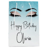 Birthday Eyelashes met Glitter Medium Cadeauzakje (Voorkant)