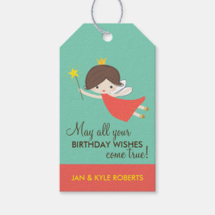 Birthday Fairy Gift Labels Cadeaulabel