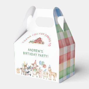 Birthday Farm Animals Bedankdoosjes
