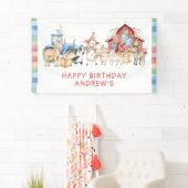 Birthday Farm Animals Spandoek (Insitu)