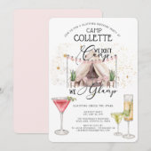 Birthday-feest onder de sterren kaart (Voorkant / Achterkant)