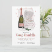 Birthday-feest onder de sterren kaart (Staand voorkant)