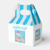 Birthday-feest op de schop van Snoep Bedankdoosjes (Achterkant)