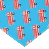 Birthday Fire Truck Party Tafelkleed (Gekanteld)