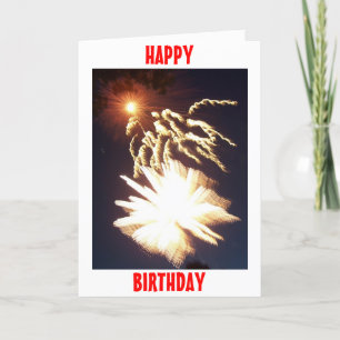 Birthday Fireworks Kaart
