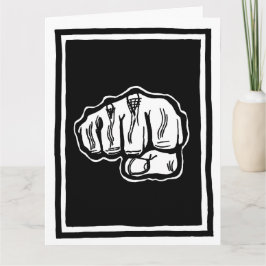 Birthday Fist Bump wenskaart beroemd gemaakt door  Kaart