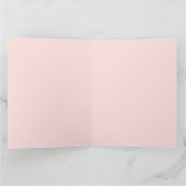 Birthday Floral Pink Yellow Roses Paarse Butterfly Kaart (Binnen)