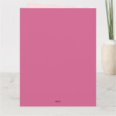 Birthday Floral Pink Yellow Roses Paarse Butterfly Kaart (Achterkant)