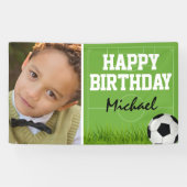 Birthday Football sport Spandoek (Horizontaal)