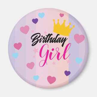 Birthday for little girls magneet