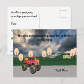 Birthday for Young Boy Truck Theme Briefkaart (Voorkant / Achterkant)