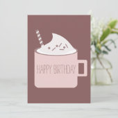 Birthday Friend op de Mok van de Campfire van Hot  Kaart (Staand voorkant)