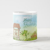 Birthday frog extra grote beker (Voorkant)