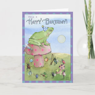 Birthday Frog Kaart