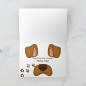 Birthday from the Dog Kaart (Binnen)