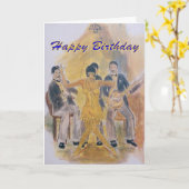 Birthday G Kaart Roaring Twenties (Gele Bloem)