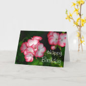 Birthday Geraniums Kaart (Gele Bloem)