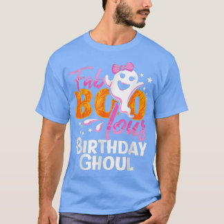 Birthday Ghoul Halloween Girls Womens Fab BOO Lous T-shirt