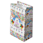 Birthday Gift Bag Klein Cadeauzakje (Achterkant Gekanteld)