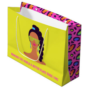 Birthday Gift Bag uit 1980 Groot Cadeauzakje