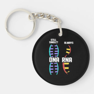 Birthday Gift Bioloog-DNA van de leraar en RNA Sleutelhanger