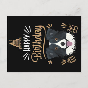 Birthday Gift Border Collie Briefkaart