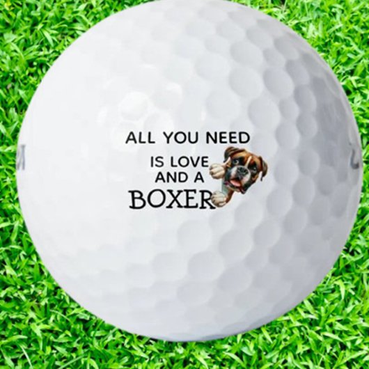 Birthday Gift for BOXER Golfballen