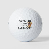 Birthday Gift for LABRADORE LOVER Golfballen (Voorkant)