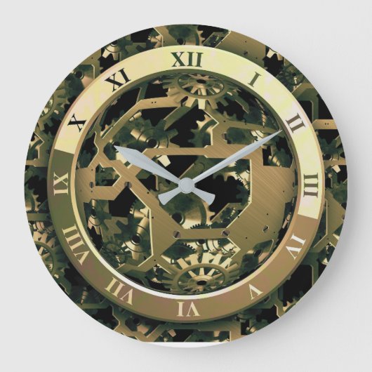 Birthday Gift Funny Wall Clock Grote Klok (Voorkant)