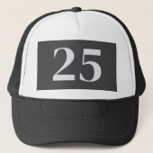 Birthday Gift Hat Personalized Stylish Custom Cap Trucker Pet (Voorkant)