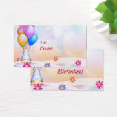 Birthday Gift Label Visitekaartjes (Bureau)